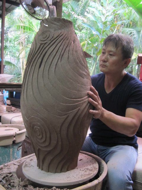 Surface Design on Clay  Ceramic artwork, Sculpture art clay